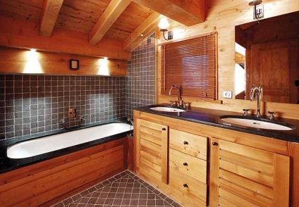 Hogyan készítsünk egy fürdőszobát egy faházban