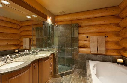 Cum să faci o baie într-o casă din lemn