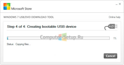Cum se creează o unitate flash USB bootabilă pentru Windows 7