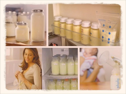 Cum să stoca laptele matern după pompare, viața în detaliu