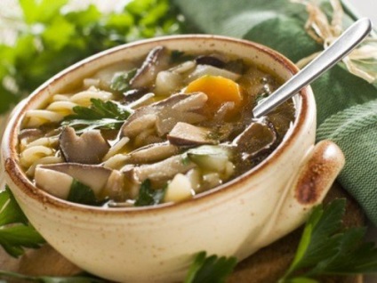 Conținutul caloric al supă de ciuperci, indiferent dacă este posibil să se utilizeze pe o dietă