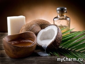 Coconut и бадемово масло в борбата за красотата на кожата и козметика за коса група