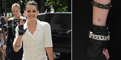 Kristen Stewart új tetoválásokat mutatott a divat héten