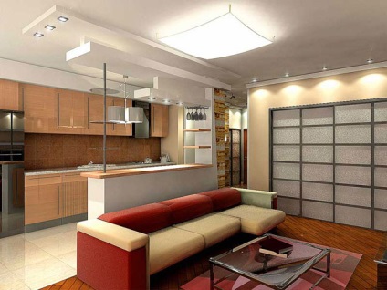 Studio apartament cum să planificați corect bucătăria