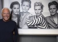 Legendarul modele de top din anii '90 au fost împușcați în publicitatea giorgio armani