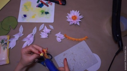 А майсторски клас за създаване на красиви водни лилии от foamirana - Справедливи Masters - ръчна изработка,
