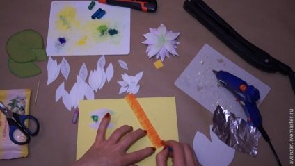 А майсторски клас за създаване на красиви водни лилии от foamirana - Справедливи Masters - ръчна изработка,