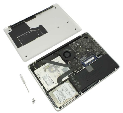 A hdd gyors módosítása az alma macbook pro (macbook) gyors ssd használatára A hdd változása gyorsan az ssd-re az almás macbook pro-re