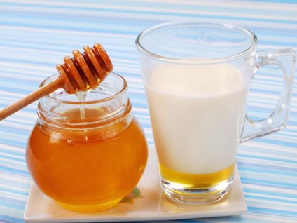 Lapte cu miere și sifon din tuse - o rețetă populară eficientă