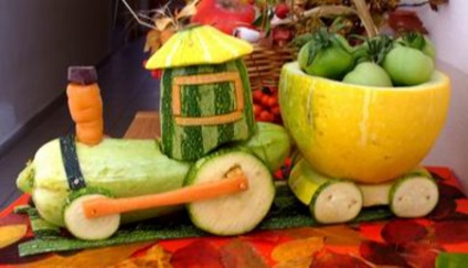 Можете да направите занаяти патладжан - занаяти, изработени от зеленчуци с ръцете си