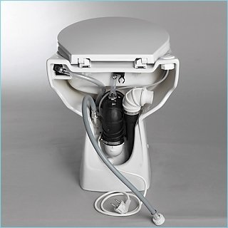 Pompă pentru aparate de toaletă cu tocător pentru canalizare forțată