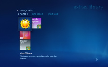 Noile caracteristici ale ferestrei media center în Windows 7