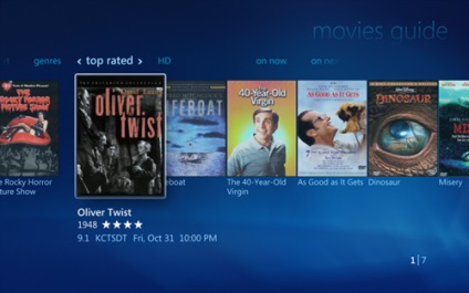 Noile caracteristici ale ferestrei media center în Windows 7