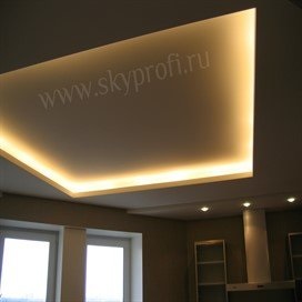 Despre compania sky-profi, suntem pe prospectul de iluminare, plafoanele întinse de iluminare