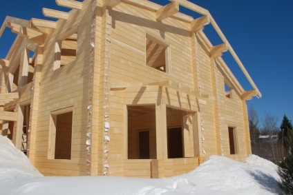 A téli építkezés jellemzői téli körülmények között