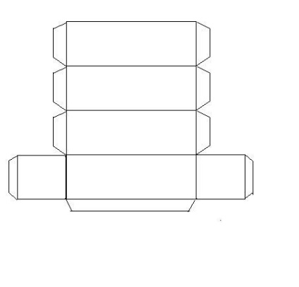 Parallelepiped de carton cu mâinile tale