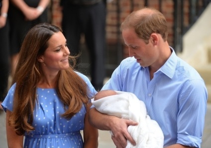 Primele fotografii ale copilului regal, prințul William și Kate Middleton, umkra