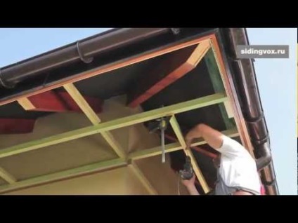 Suturarea cornierului de acoperiș cu siding, soffit, căptușeală, tehnologie de montare, preț (foto și video)