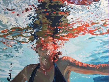 Portrete subacvatice - de la artistul samantha francez