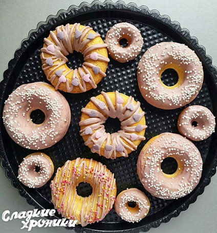 Donut în cuptor cea mai simplă rețetă cu o fotografie fără drojdie