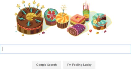 Születésnapi üdvözlet a google-ban