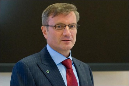 Az Orosz Föderáció Bankjának elnöke és elnöke, a német Gref