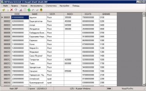 Editorul de fișiere dbf este dbfshow, editorul dbfshow dbf