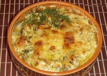 Recept burgonyával gombával és hús potában