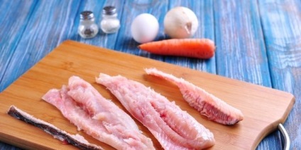 Cutleturi de pește din rețete simple de merluciu cu fotografii, conținut caloric