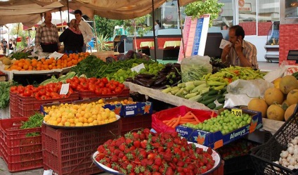 Piața în Konakly