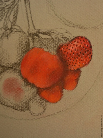 Desenăm un pastel de căpșuni de epocă - târg de maeștri - manual, manual