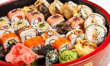 Setarea mesei Sushi