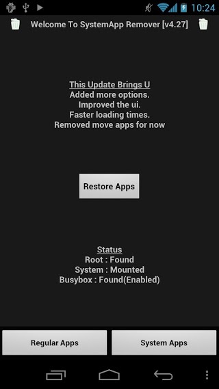 Descarca remover systemapp pe Android gratuit
