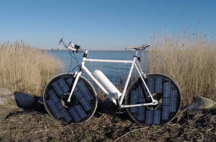 Solarbike - bicicleta solară, mersul pe jos