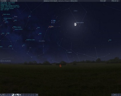 Stellarium, planetarium pentru calculator