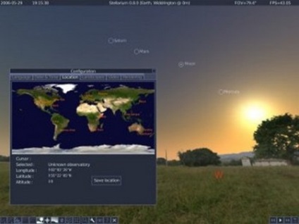 Stellarium, planetarium pentru calculator