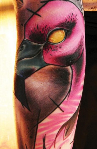 Tattoo Flamingo - jelentése, tetoválás vázlatok és fotók