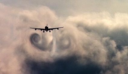 Turbulența într-un avion în măsura în care este periculos