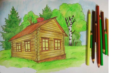 Învățați un copil să deseneze o casă
