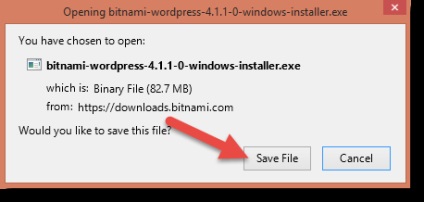 Instalați wordpress pe calculatorul dvs. folosind bitnami, tecnofala