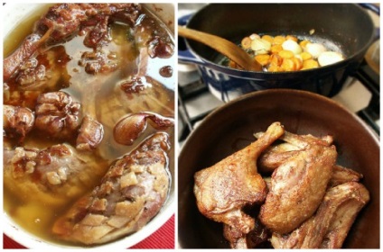Duck confi-step rețetă pentru gătit la domiciliu