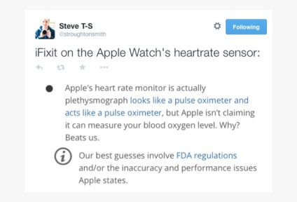 În ceasul de mere, a fost găsit un senzor pentru a măsura nivelul de oxigen din sânge, - știri din lumea mărului