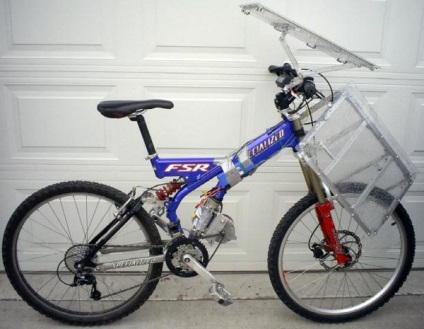 Bicicleta cu energie solară