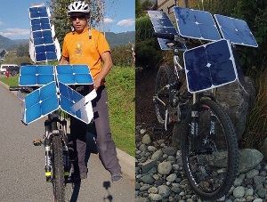 Bicicleta cu energie solară