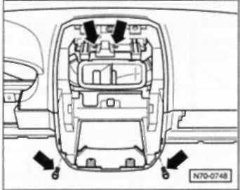 Volkswagen polo, scoaterea tabloului de bord, Volkswagen polo