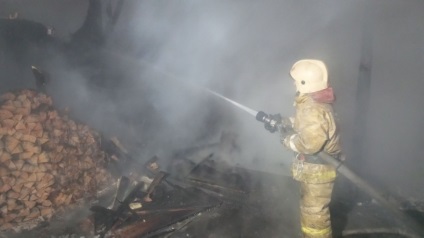 În timpul incendiului din scutul montan, proprietarul casei a încercat să salveze câinele din incintă, dar nu a reușit