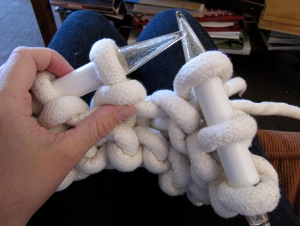 Covoare tricotate din fire tricotate de la donatella