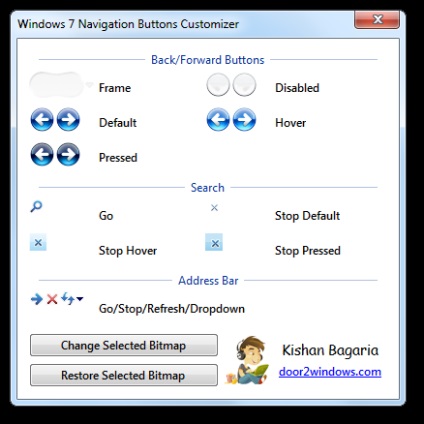 Windows 7 navigációs gombok testreszabása