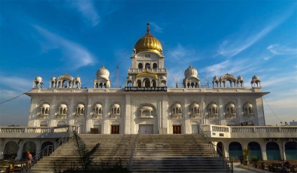 Templul lui Sikh Bangla, cum se obține descrierea și fotografia