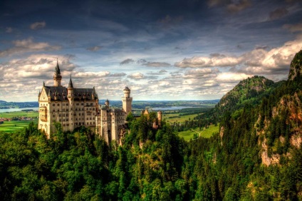 Castelul Noyshvanshtayn în Germania fotografie, descrierea cum se ajunge acolo, castel namosvanshtayn înăuntru